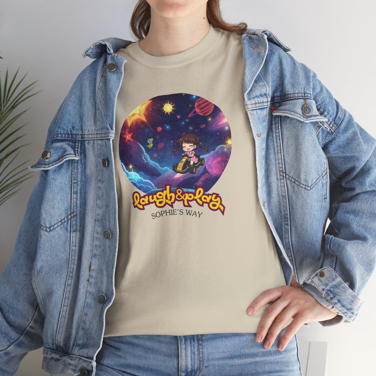 Laugh & Play Unisex Heavy Cotton Tee