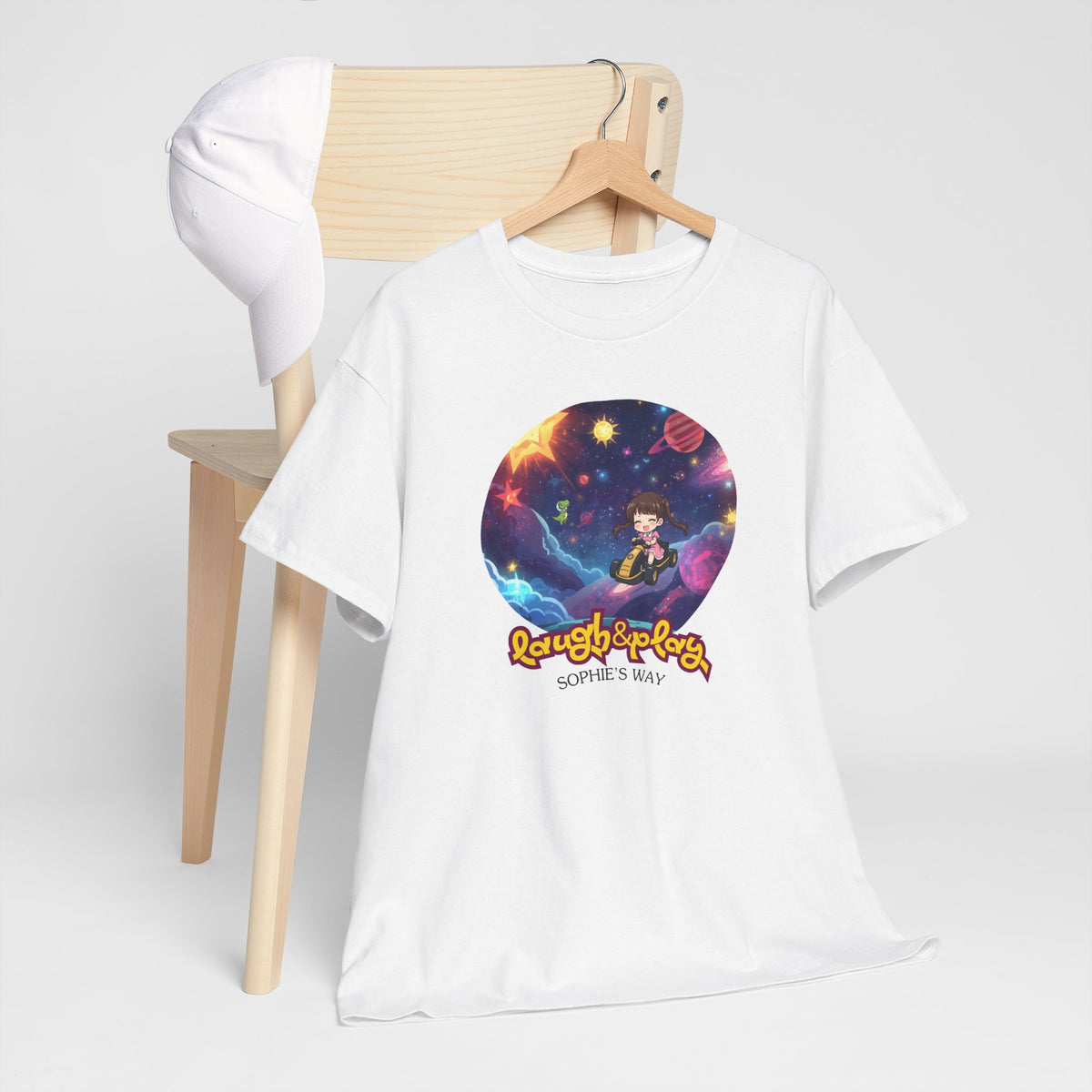 Laugh & Play Unisex Heavy Cotton Tee
