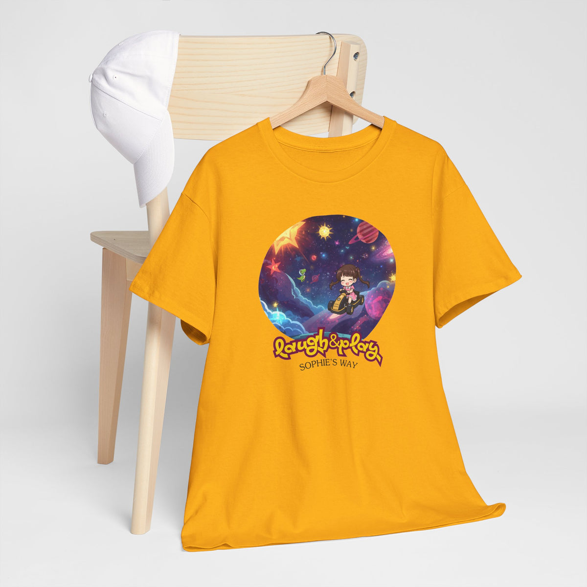 Laugh & Play Unisex Heavy Cotton Tee