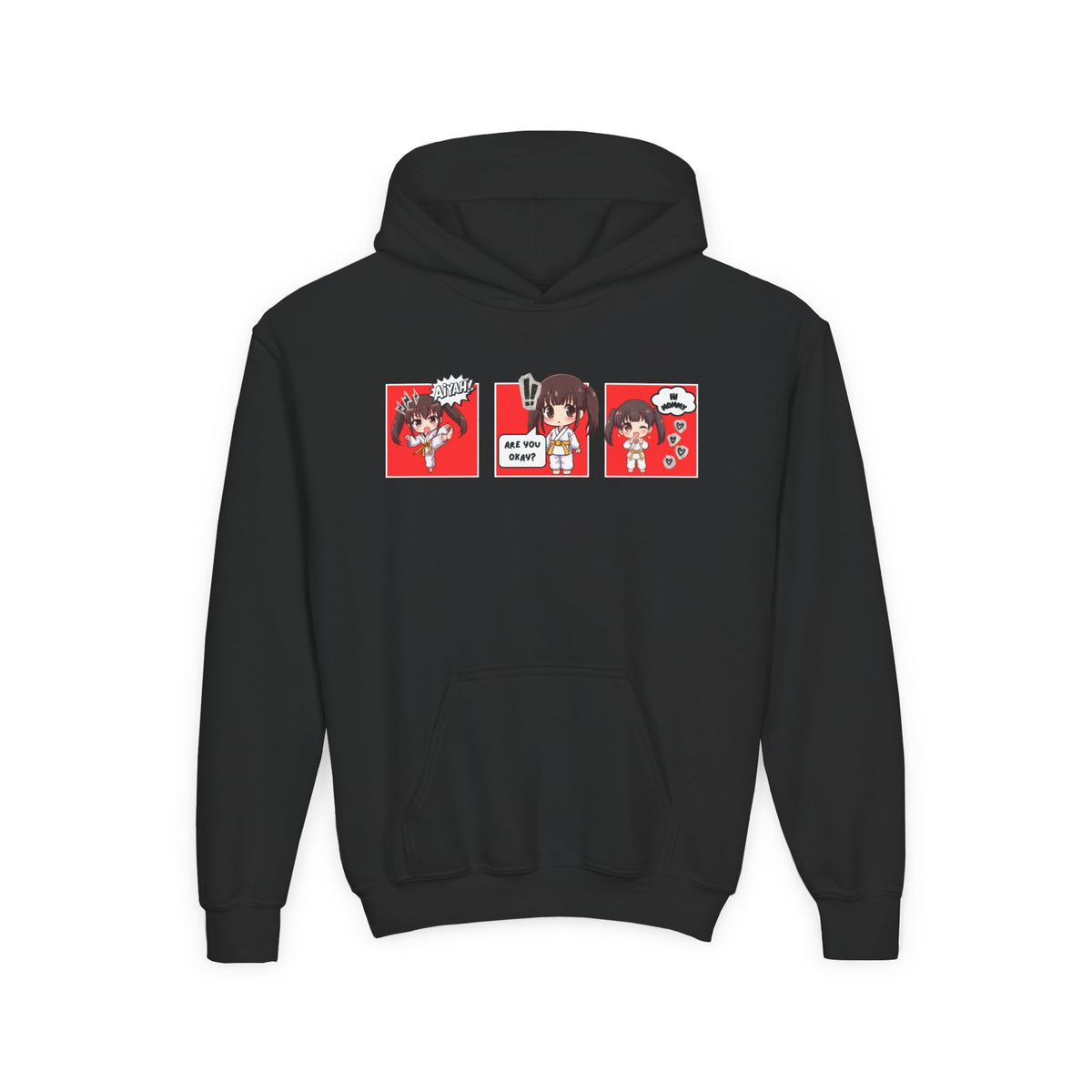 Are You Okay? Youth Heavy Blend Hoodie