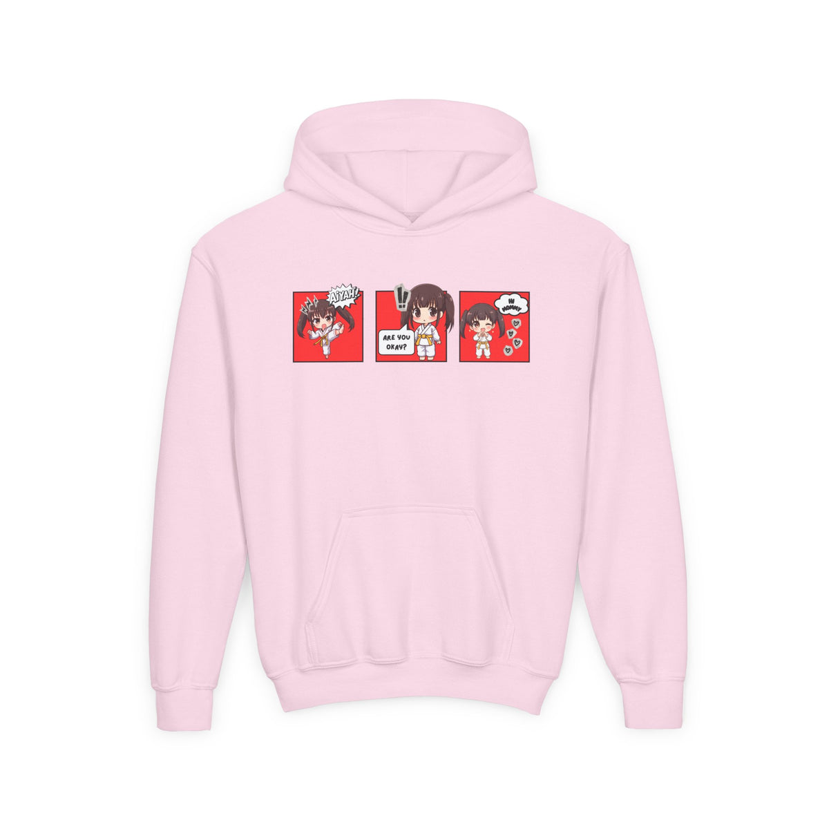 Are You Okay? Youth Heavy Blend Hoodie