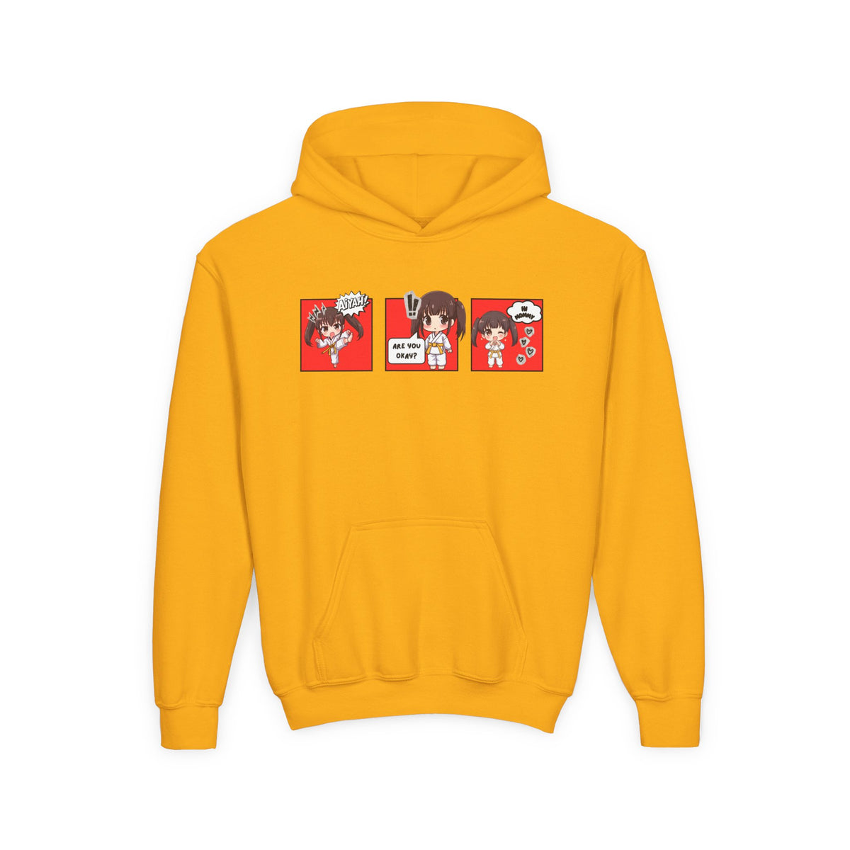 Are You Okay? Youth Heavy Blend Hoodie