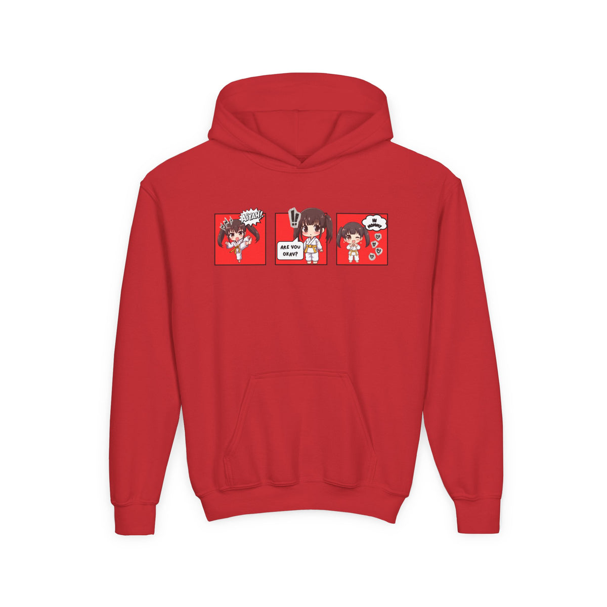 Are You Okay? Youth Heavy Blend Hoodie